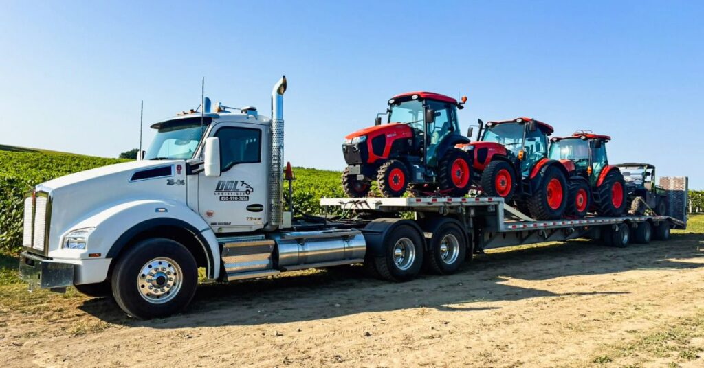 Machinerie agricole : préparer un tracteur pour un transport longue distance